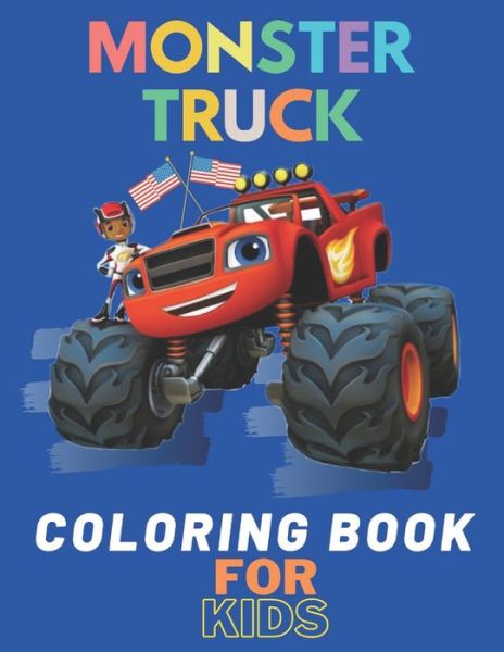 Cover for Karim El Ouaziry · Monster Truck Coloring Book (Paperback Book) (2020)