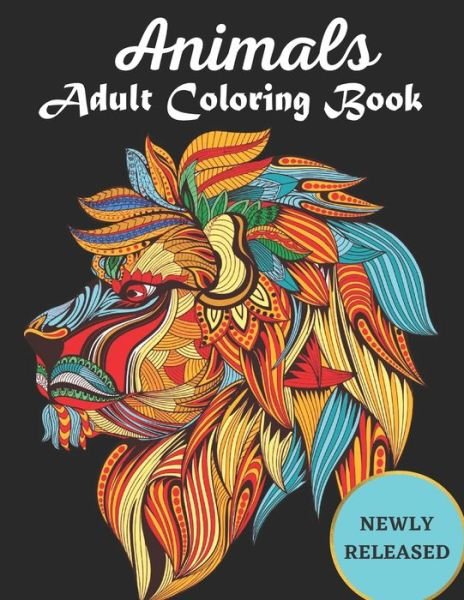 Cover for Elton Bueno · Animals Adult Coloring Book NEWLY RELEASED (Paperback Bog) (2021)