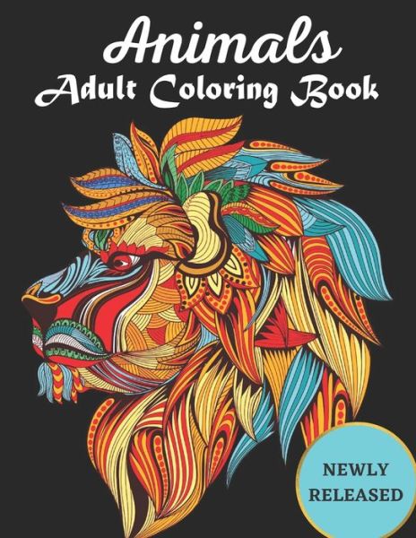 Cover for Elton Bueno · Animals Adult Coloring Book NEWLY RELEASED (Paperback Book) (2021)