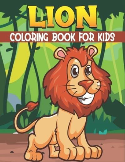 Cover for Rr Publications · Lion Coloring Book For Kids (Pocketbok) (2021)