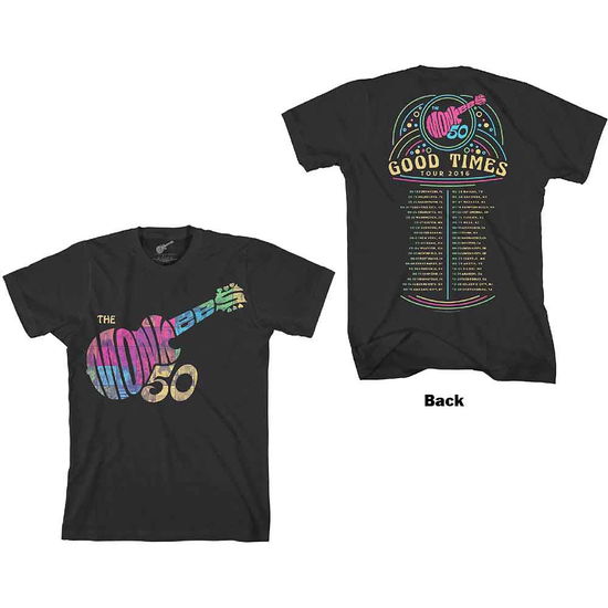 Cover for Monkees - The · The Monkees Unisex T-Shirt: Guitar Discography (Back Print) (T-shirt)