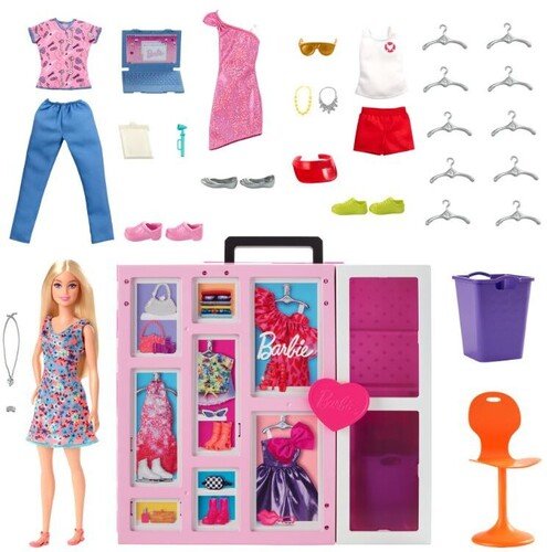 Barbie Dream Closet 2 with Doll - Barbie - Merchandise -  - 0194735060238 - July 1, 2022
