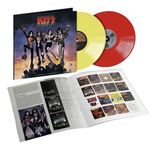 Cover for Kiss · Destroyer (2lp Dlx/d2c Excl (LP) [Limited Edition, Yellow &amp; Red Colored Vinyl,deluxe edition] (2021)