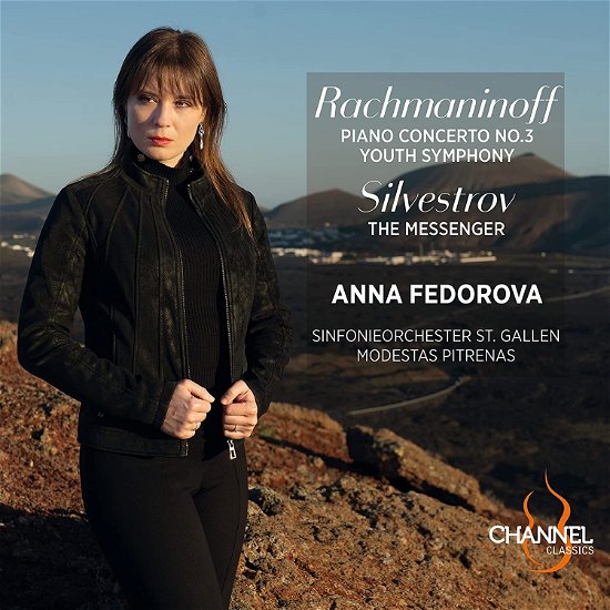 Cover for Anna Fedorova / Sinfonieorchester St. Gallen / Modestas Pitrenas · Rachmaninoff: Piano Concerto No. 3 &amp; Youth Symphony - Silvestrov: The Messenger (CD) (2023)
