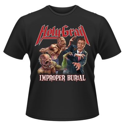 Cover for Holy Grail · Improper Burial (T-shirt) [size S] [Black edition] (2010)