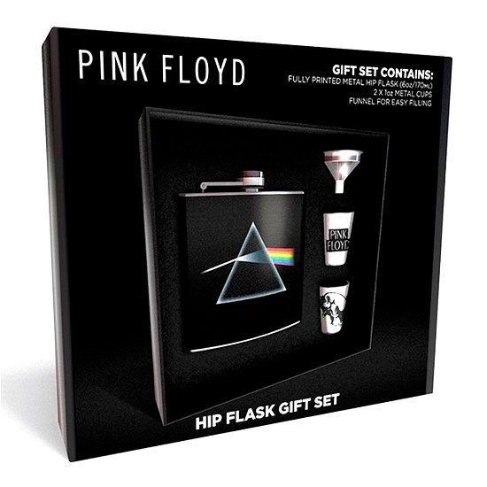 Cover for Pink Floyd · Dsom (Hip Flask. 2 Cups &amp; Funnel) (MERCH) [Black edition] (2018)