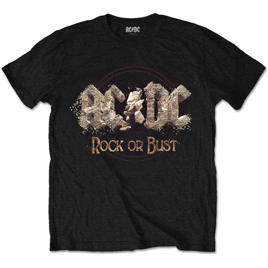 AC/DC Unisex T-Shirt: Rock or Bust - AC/DC - Marchandise -  - 5055979942238 - 