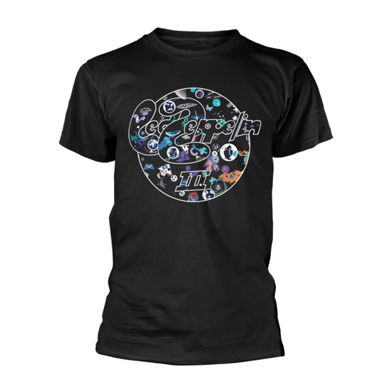 Cover for Led Zeppelin · III Circle (T-shirt) [size S] [Black edition] (2021)