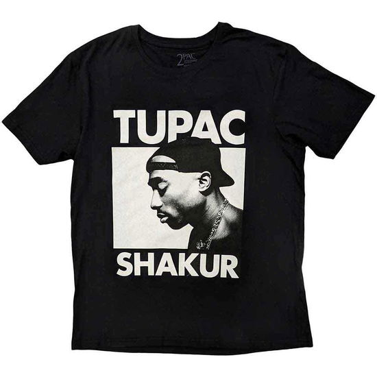 Tupac Unisex T-Shirt: Eyes Closed - Tupac - Marchandise -  - 5056561090238 - 