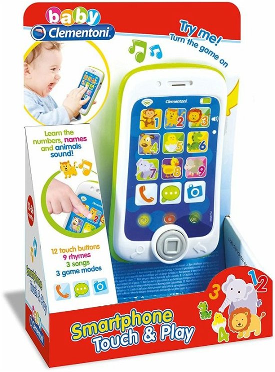 Smartphone touch en play baby Clementoni - Clementoni - Merchandise - Clementoni - 8005125172238 - 26. oktober 2023