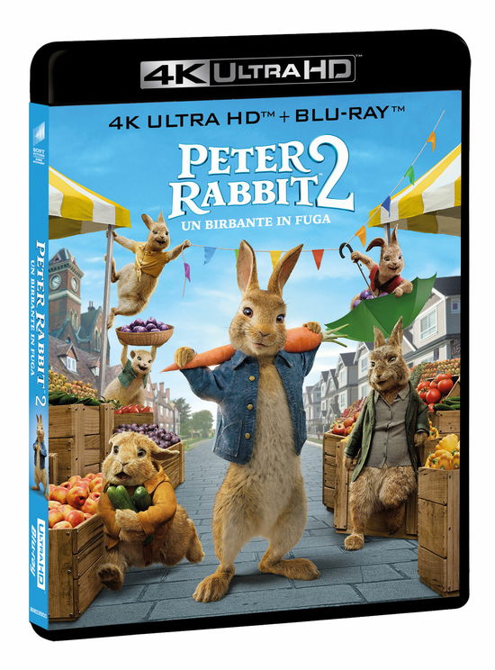 Cover for Peter Rabbit 2 · Un Birbante In Fuga (Blu-Ray 4K+Blu-Ray) (Blu-ray)