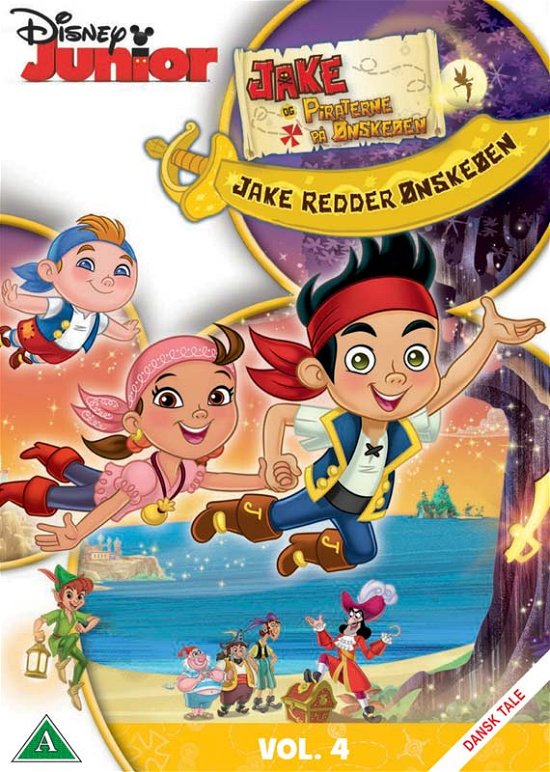 Cover for Jake og Piraterne · Disneys - Jake og Piraterne redder ønskeøen (DVD) (2013)