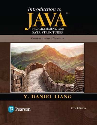 Cover for Y. Liang · Introduction to Java Programming and Data Structures, Comprehensive Version (Pocketbok) (2019)