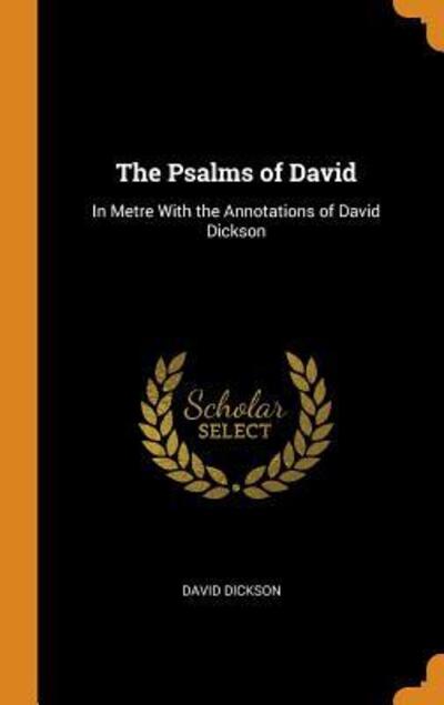 Cover for David Dickson · The Psalms of David (Hardcover Book) (2018)