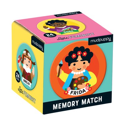 Cover for Galison Mudpuppy · Little Feminist Mini Memory Match Game (SPEL) (2018)