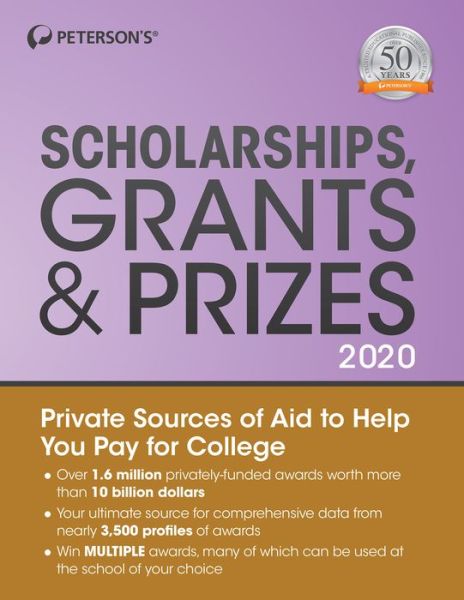 Cover for Peterson's · Scholarships, Grants &amp; Prizes 2020 (Paperback Book) (2019)