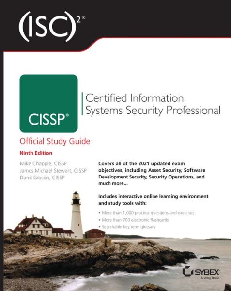 Cover for Chapple, Mike (University of Notre Dame) · (ISC)2 CISSP Certified Information Systems Security Professional Official Study Guide - Sybex Study Guide (Pocketbok) (2021)