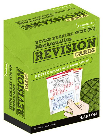 Cover for Harry Smith · Pearson REVISE Edexcel GCSE Maths (Foundation): Revision Cards incl. online revision, quizzes and videos - for 2025 and 2026 exams: Edexcel - REVISE Edexcel GCSE Maths 2015 (Book) (2021)