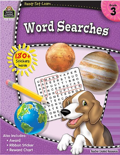 Cover for Teacher Created Resources Staff · Ready-set-learn: Word Searches Grd 3 (Paperback Bog) (2008)