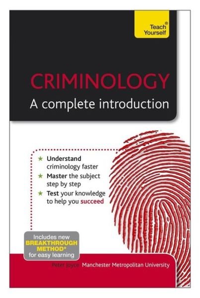Cover for Peter Joyce · Criminology: A Complete Introduction: Teach Yourself (Paperback Book) (2012)