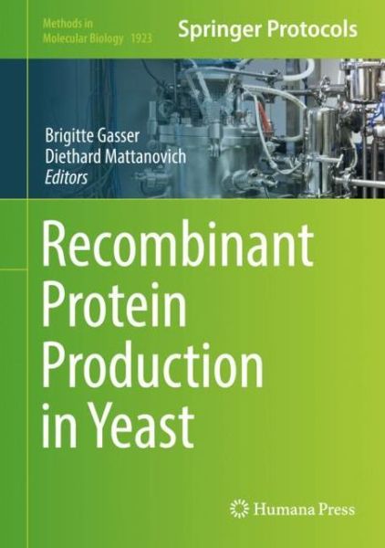 Cover for Gasser · Recombinant Protein Production in Yeast (Book) [1st ed. 2019 edition] (2019)