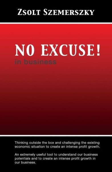 NO EXCUSE! in business - Zsolt Szemerszky - Bücher - Createspace Independent Publishing Platf - 9781519168238 - 10. November 2015