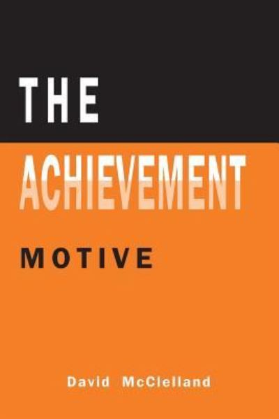 Cover for David C Mcclelland · The Achievement Motive (Paperback Book) (2015)
