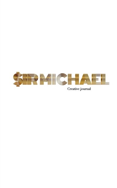 Cover for Sir Michael Huhn · Gold graphic sir Michael branded Blank page Creative Note journal (Paperback Book) (2020)