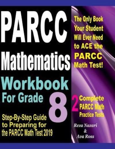 Cover for Ava Ross · PARCC Mathematics Workbook For Grade 8 (Paperback Book) (2018)