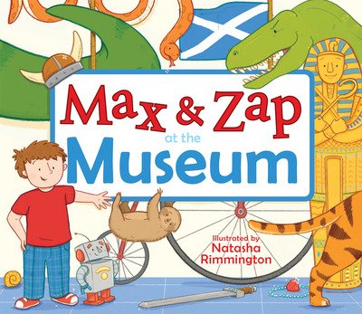 Cover for Max  Zap at the Museum (Bog) (2017)