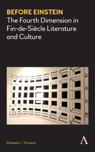 Cover for Elizabeth L. Throesch · Before Einstein: The Fourth Dimension in Fin-de-Siecle Literature and Culture - Anthem Nineteenth-Century Series (Hardcover Book) (2017)