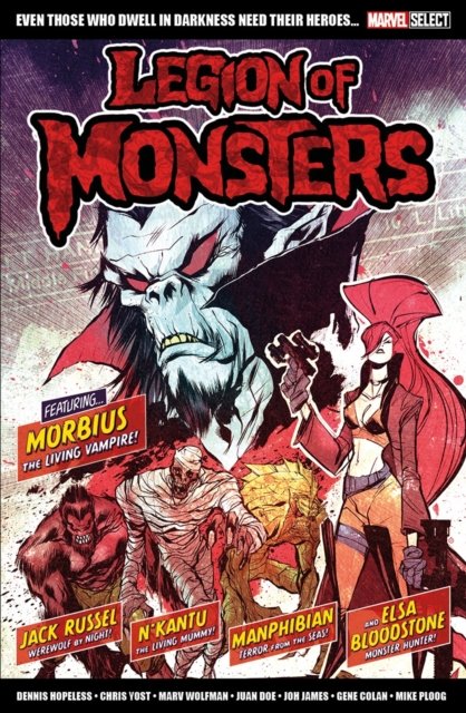 Marvel select: Legion of Monsters - Dennis Hopeless - Books - Panini Publishing Ltd - 9781804910238 - September 22, 2022