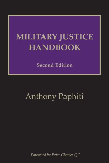 Cover for BG Anthony Paphiti · Military Justice Handbook (Paperback Book) (2021)