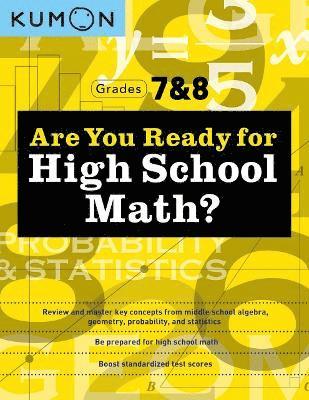 Cover for Kumon Publishing · Are You Ready for High School Math? (Paperback Book) (2023)