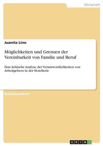 Cover for Lino · Möglichkeiten und Grenzen der Vere (Book)