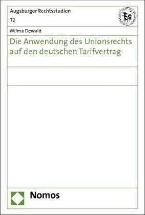 Cover for Dewald · Die Anwendung des Unionsrechts a (Bog) (2012)