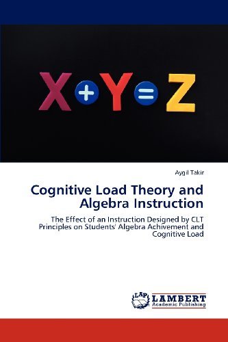 Cover for Aygil Takir · Cognitive Load Theory and Algebra Instruction: the Effect of an Instruction Designed by Clt Principles on Students' Algebra Achivement and Cognitive Load (Paperback Bog) (2012)