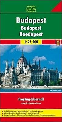 Cover for Freytag &amp; Berndt · Freytag &amp; Berndt City Map: Budapest (Hardcover bog) (2014)