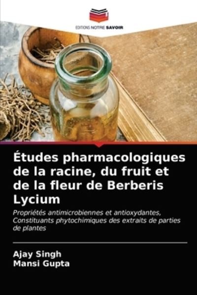 Cover for Singh · Études pharmacologiques de la rac (N/A) (2021)