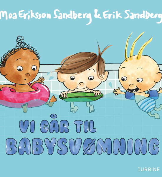 Cover for Moa Eriksson Sandberg · Vi går til babysvømning (Cardboard Book) [1.º edición] (2018)