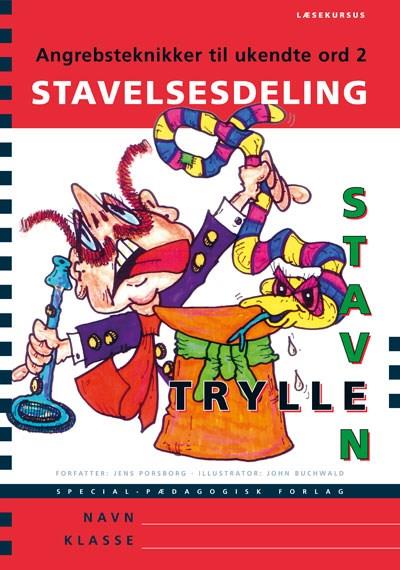 Cover for Jens Porsborg Larsen · Tryllestaven Læsekursus: Tryllestaven Læsekursus 2. Stavelsesdeling, 5 stk. (Bog) [4. udgave] (2011)