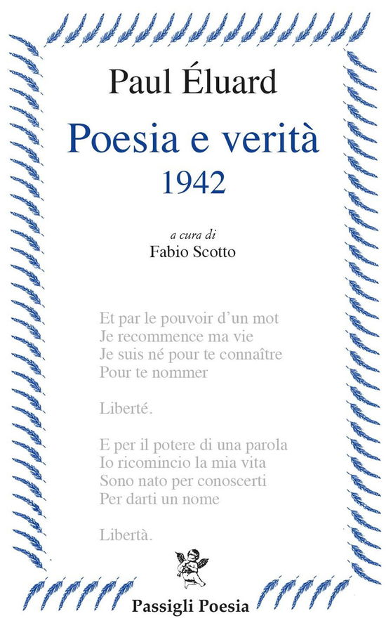 Cover for Paul Éluard · Poesia E Verita 1942. Testo Francese A Fronte (Book)