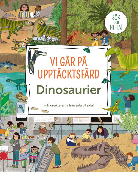 Cover for Abi Luscombe · Vi går på upptäcktsfärd. Dinosaurier (Kartongbok) (2024)