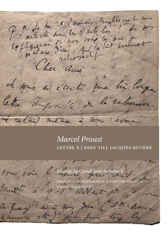 Cover for Marcel Proust · Lettre à / Brev till Jacques Rivière (Paperback Book) (2024)