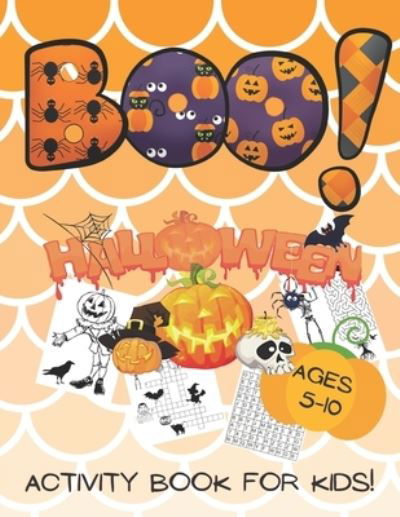 Cover for Apf Promotion · Boo! Halloween Activity Book for kids ages 5-10 (Pocketbok) (2020)