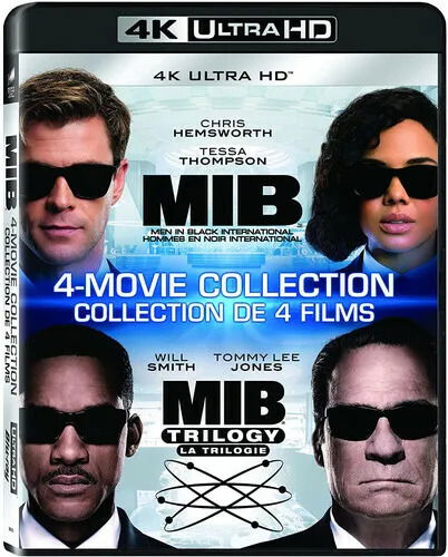 Men in Black (1997) / men in Black 3 / men in Black II / men in Black: International - Set - Uhd - Films - ACTION - 0043396560239 - 3 september 2019