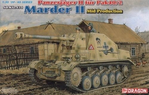 Cover for Dragon · 1/35 Sd.kfz.131 Panzerjager Ii Pak40/2 Marder Ii (10/21) * (Leksaker)