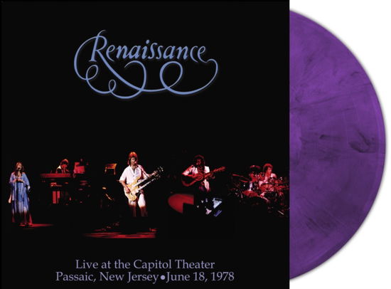 Cover for Renaissance · Live At The Capitol Theater June 18. 1978 (Purple Marble Vinyl) (LP) (2023)