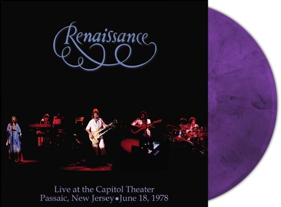 Cover for Renaissance · Live At The Capitol Theater June 18. 1978 (Purple Marble Vinyl) (LP) (2023)