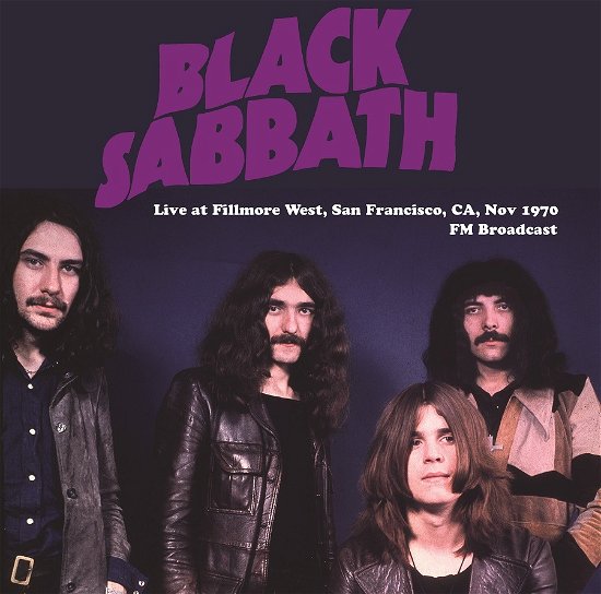 Live at Fillmore West, San Francisco, Nov. 1970 (Purple Vinyl) - Black Sabbath - Musik - MIND CONTROL - 0634438169239 - March 17, 2023